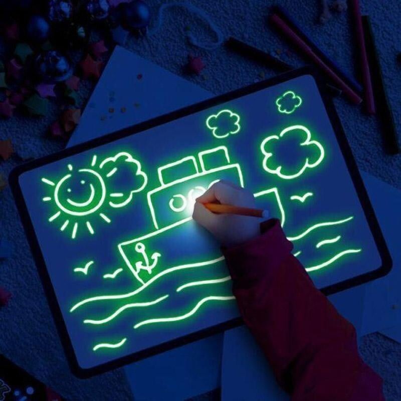 Delightful Drawing Pad with Magical LED Light