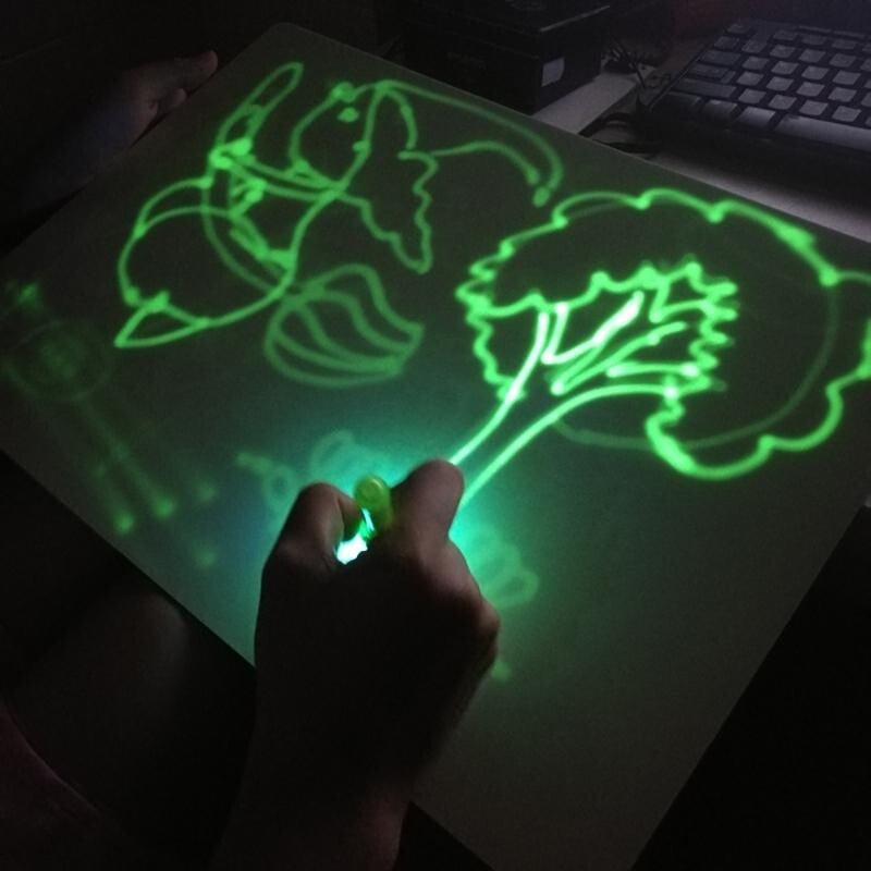 Delightful Drawing Pad with Magical LED Light