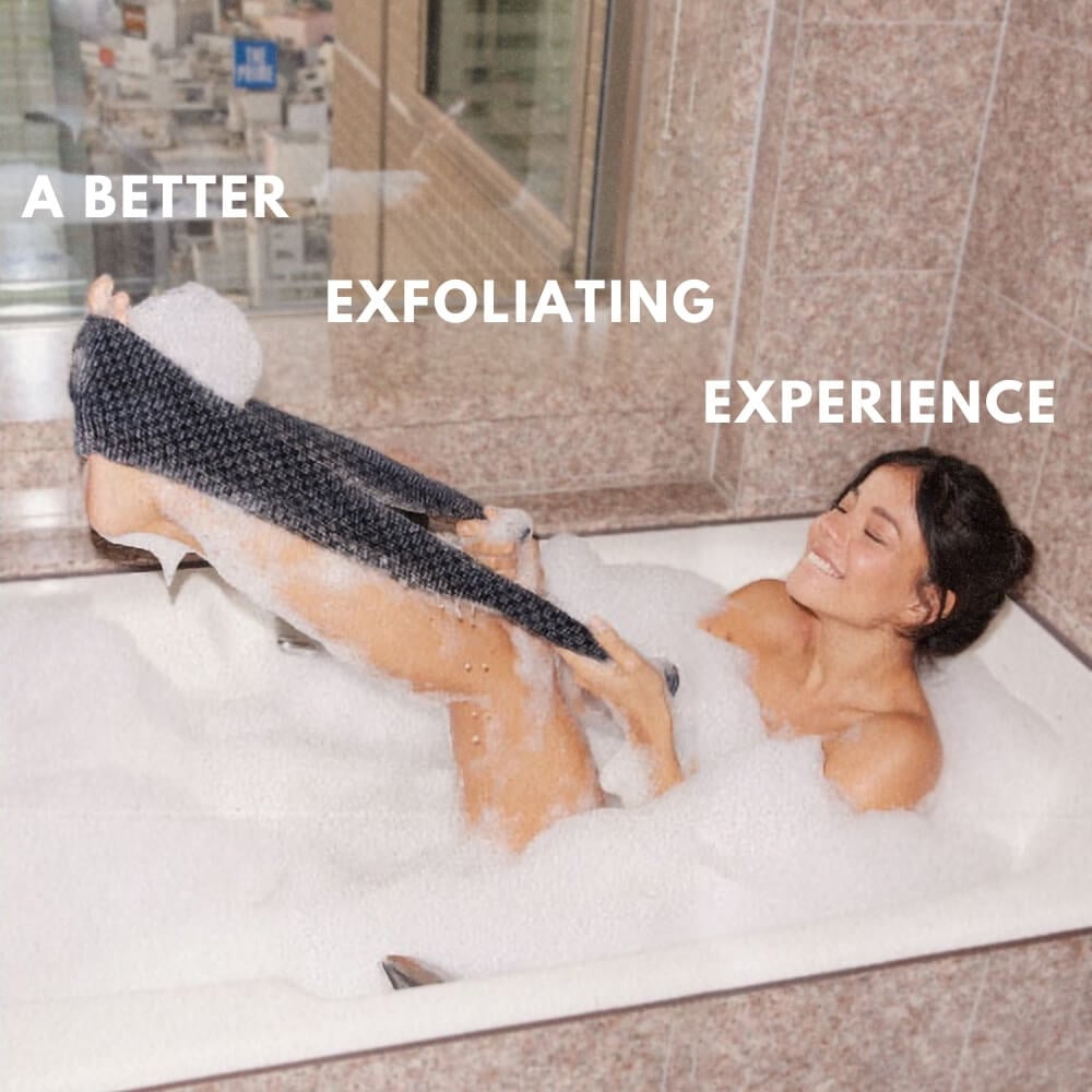 Bliss Exfoliating Antibacterial Shower Towel