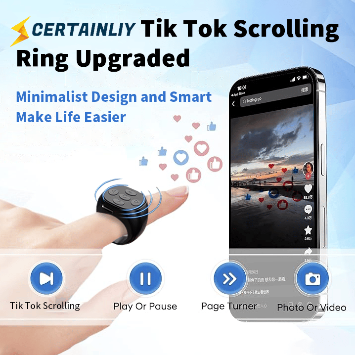 Fingertip Bluetooth Remote Control