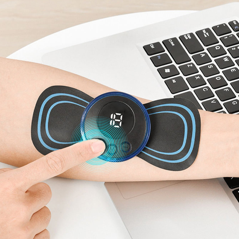 8 Mode Portable Massager - Mini Muscle Stimulator for Pain Relief