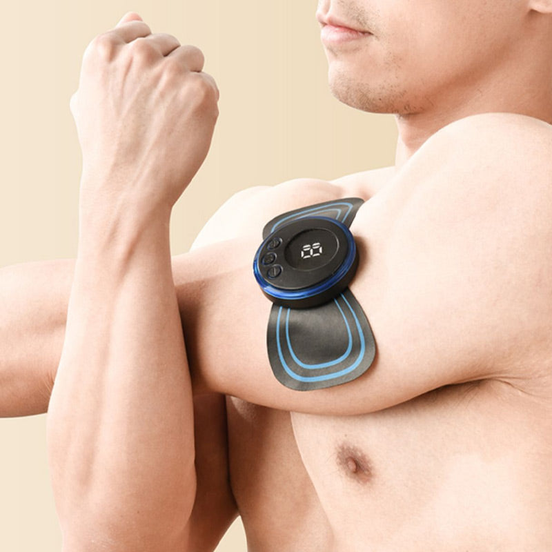8 Mode Portable Massager - Mini Muscle Stimulator for Pain Relief
