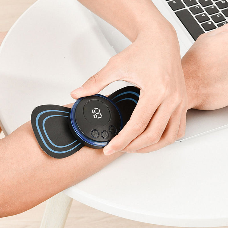 8 Mode Portable Massager - Mini Muscle Stimulator for Pain Relief