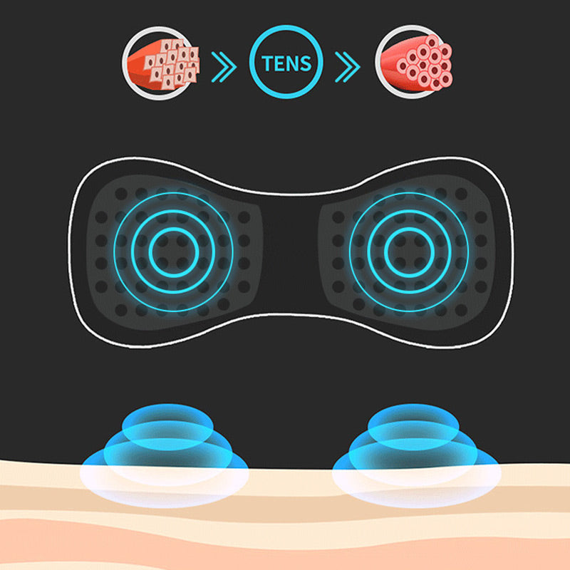8 Mode Portable Massager - Mini Muscle Stimulator for Pain Relief