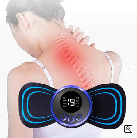 8 Mode Portable Massager - Mini Muscle Stimulator for Pain Relief