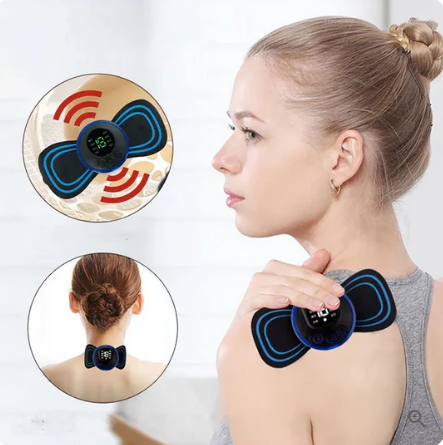 8 Mode Portable Massager - Mini Muscle Stimulator for Pain Relief