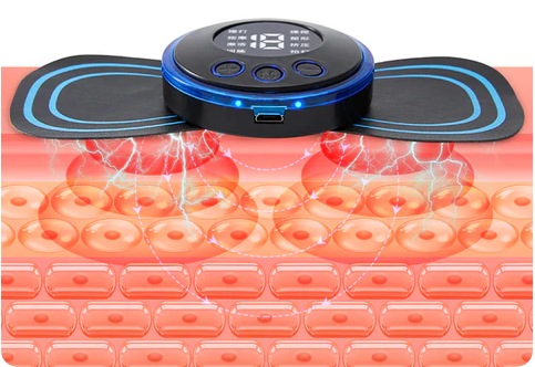 8 Mode Portable Massager - Mini Muscle Stimulator for Pain Relief
