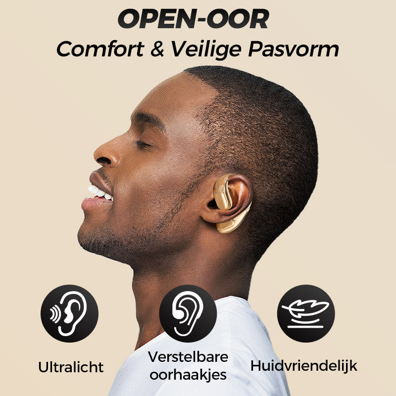 HiFi Waterproof Ear Hook Bluetooth Headphones