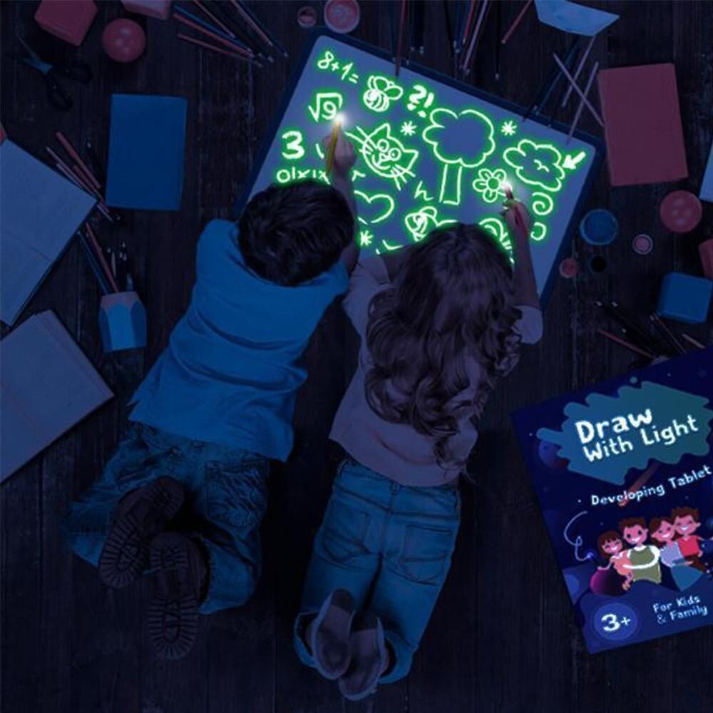 Delightful Drawing Pad with Magical LED Light