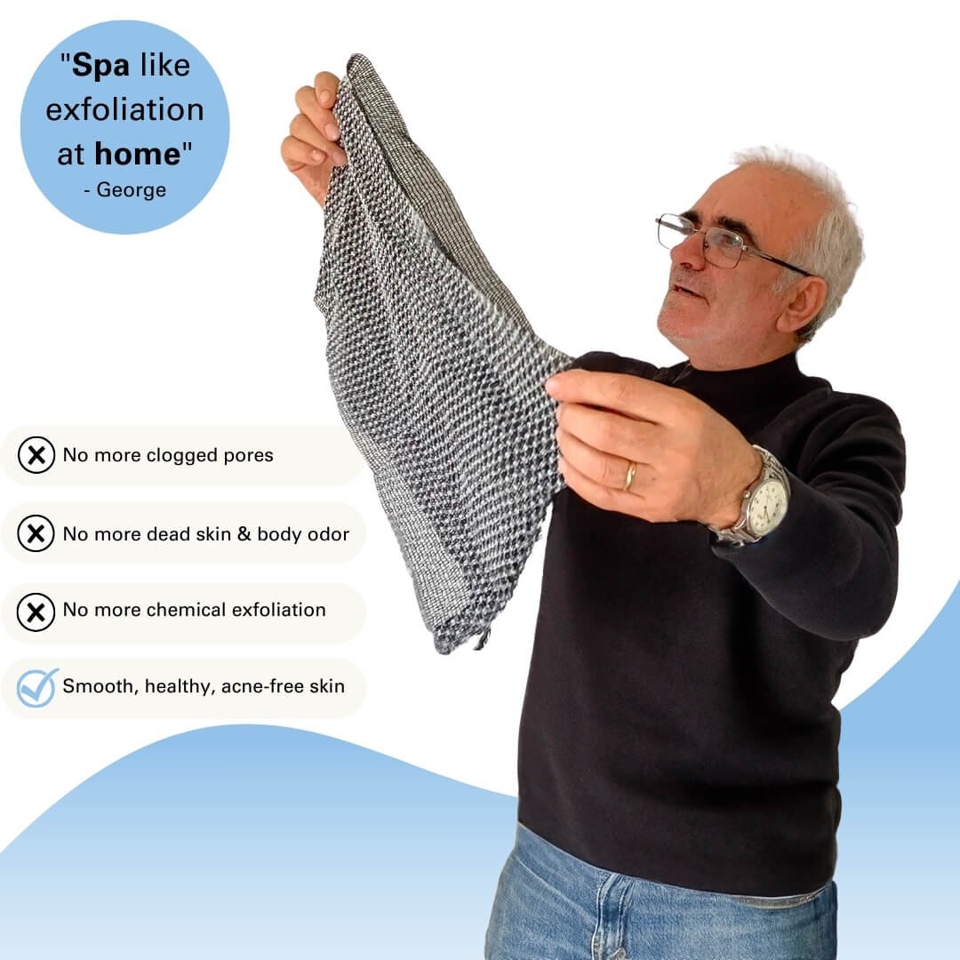 Bliss Exfoliating Antibacterial Shower Towel