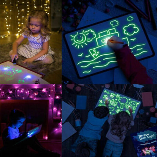 Delightful Drawing Pad with Magical LED Light
