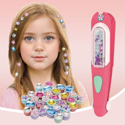 DIY Creative Temporary Hair Dye & Glitter Tool for Kids