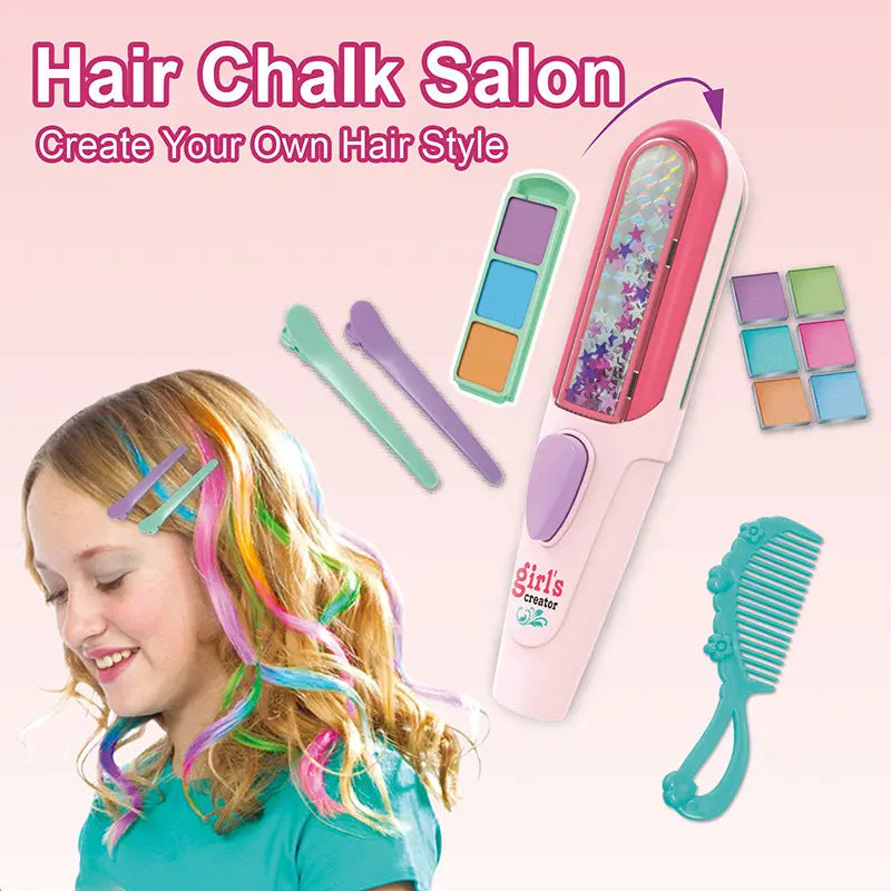 DIY Creative Temporary Hair Dye & Glitter Tool for Kids