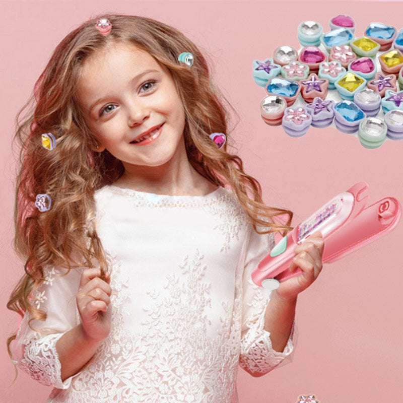 DIY Creative Temporary Hair Dye & Glitter Tool for Kids