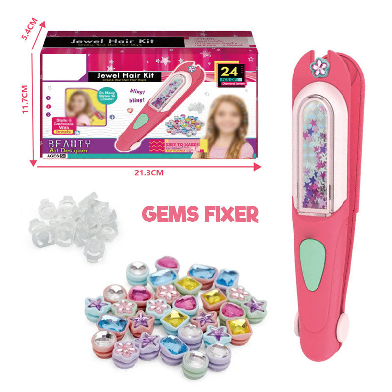 DIY Creative Temporary Hair Dye & Glitter Tool for Kids