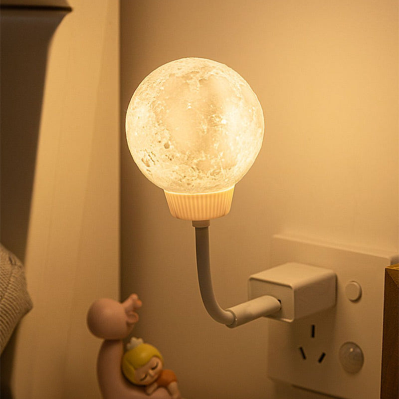 Super Smart Voice Controlled Moon Night Light
