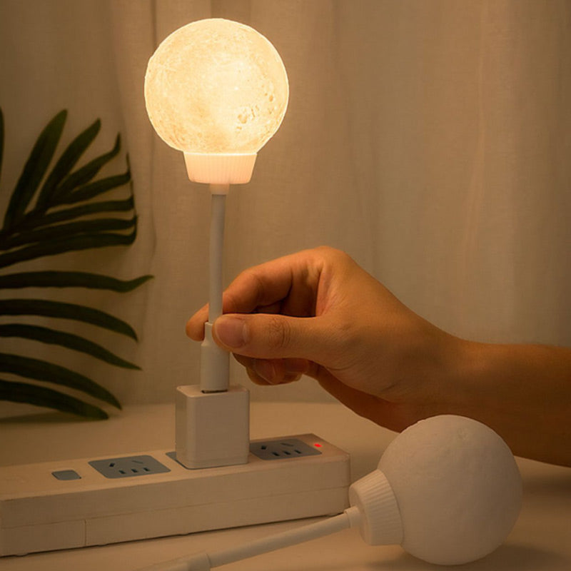 Super Smart Voice Controlled Moon Night Light