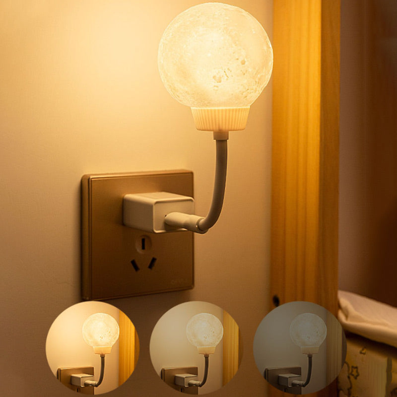 Super Smart Voice Controlled Moon Night Light