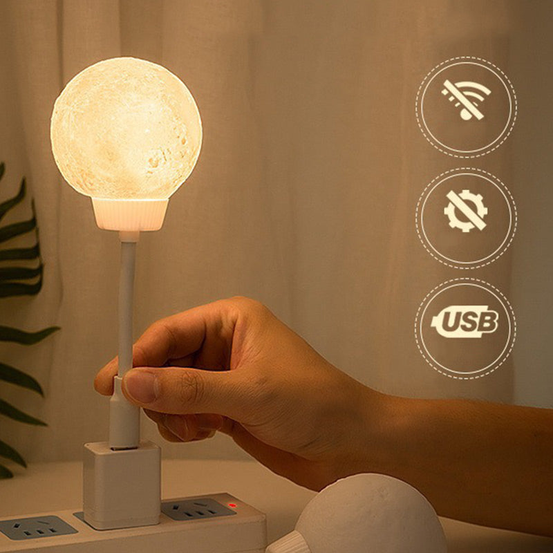 Super Smart Voice Controlled Moon Night Light