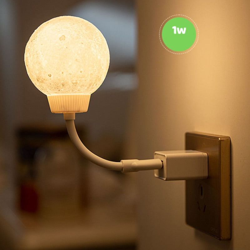 Super Smart Voice Controlled Moon Night Light