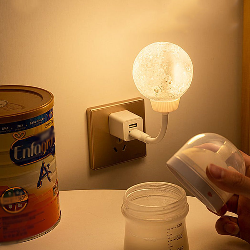 Super Smart Voice Controlled Moon Night Light