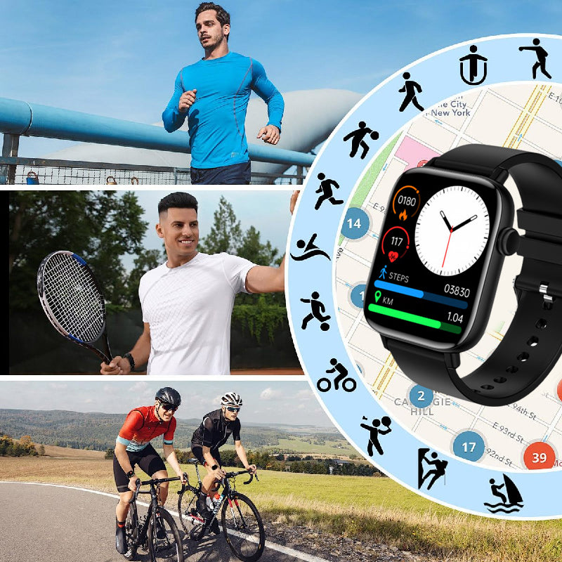 Multifunctional Stylish Bluetooth Sports Smartwatch